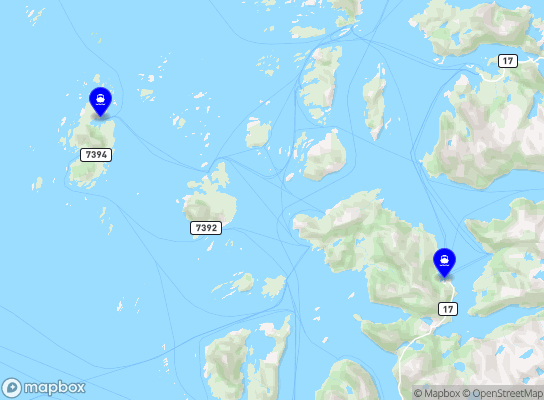 Nordnesøy - Kilboghamn (Rødyøysambandet)